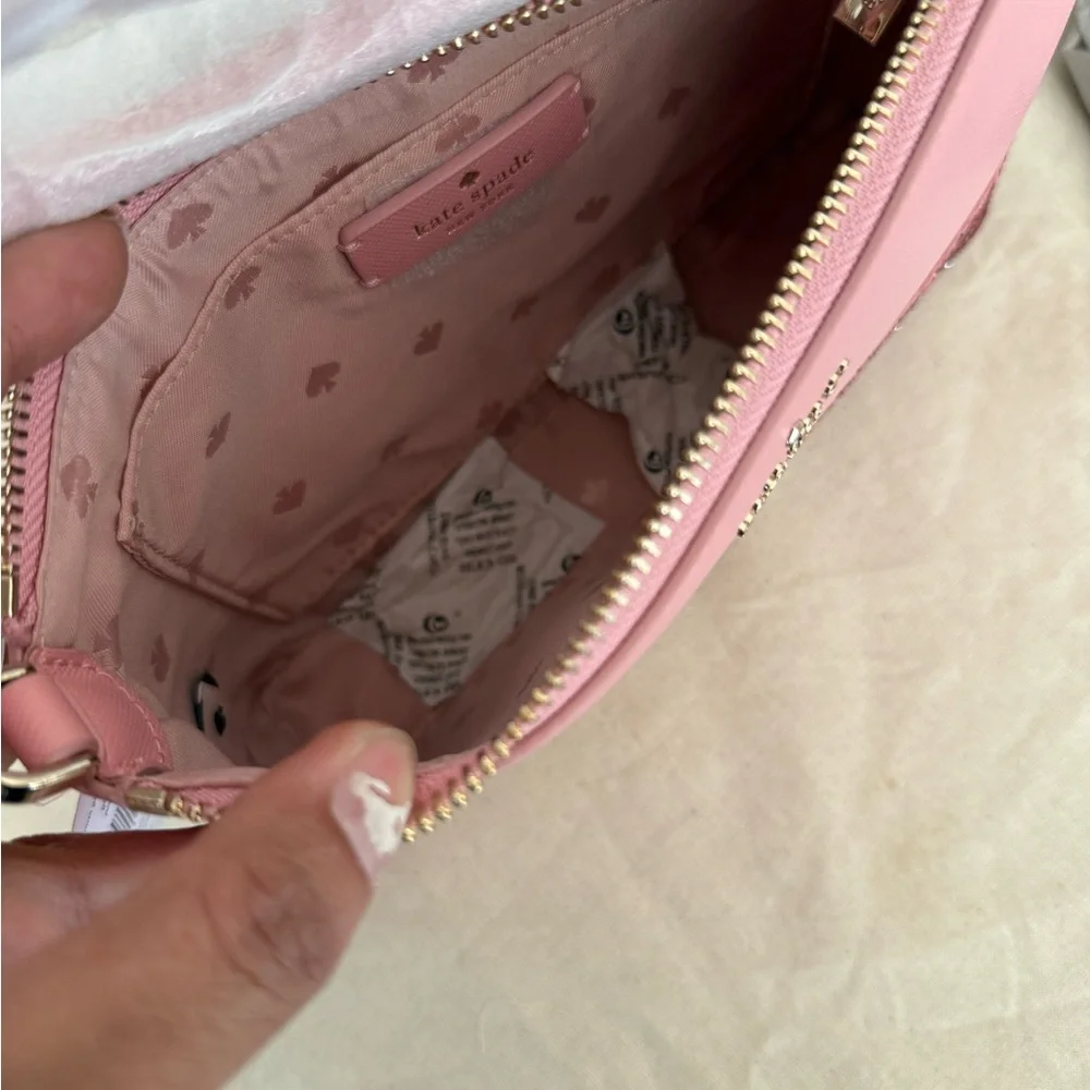 Kate Spade Pink Glitter Crossbody Bag - Picture 5 of 7